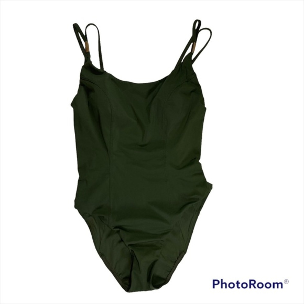 Amoressa Olive Color My World Diana One Piece Swimsuit size 10